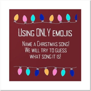 using only emojis name a christmas song! we will try to guess what song it is Posters and Art